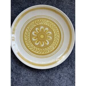 Royal China Cavalier CASABLANCA Bread Plate 6.5 " Yellow Flower Ironstone